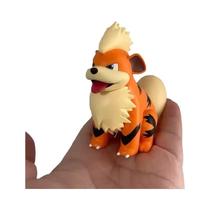 Arcanine Growlithe Pokémon Anime Estatueta Modelo Kawaii Decoração Boneca Ornamento Colecionável