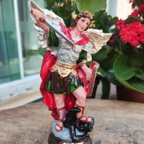 Arcanjo Miguel Imagem Católica Em Resina 15 Cm