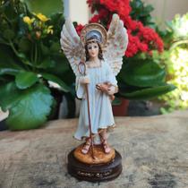 Arcanjo Rafael Imagem Católica Em Resina 14 Cm Arcanjo Rafael Imagem Católica Em Resina 14 Cm