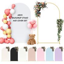 Arch Backdrop Stand Neatsure de 2,2 m com capa para festa de casamento