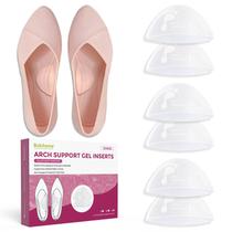 Arch Support Inserts Bukihome, 3 pares de almofadas de gel para fascite plantar Arch Support Inserts Bukihome, 3 pares de almofadas de gel para fascite plantar
