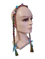 Arco Com Tranças Coloridas E Laço Nas Pontas Infantil Tiara