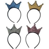 Arco Coroa Princesa Paetê Sortido Festive Arco Coroa Princesa Paetê Sortido Festive