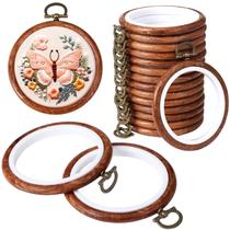 Arco de bordado Burbell 8", moldura redonda de borracha, 15 peças Arco de bordado Burbell 8", moldura redonda de borracha, 15 peças