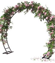 Arco de Casamento Queension em Metal 244x213cm Preto