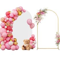 Arco de Casamento SuuWoee 2,2m com Capa Branca - Suporte de Fundo