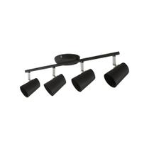 Arco de Sobrepor New Short 4 luzes E27 Preto