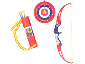 Arco e Flecha de Brinquedo Mulher Maravilha - 4 Peças Bel Arco e Flecha de Brinquedo Mulher Maravilha - 4 Peças Bel