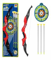 Arco E Flecha Dm Sports 3 Flechas E Alvo Azul Ou Vermelho