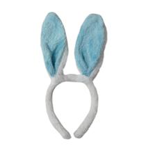 Arco Infantil de Pelúcia Coelho com Orelhas Fofa Cor:Azul