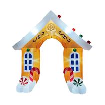 Arco Inflável De Natal De 8.8FT Com Luzes LED Integradas, Decoração Para Casa, Ornamento Para Festa Arco Inflável De Natal De 8.8FT Com Luzes LED Integradas, Decoração Para Casa, Ornamento Para Festa