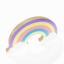 Arco-íris DECORYOU Madeira e Acrílico 20x36x3,2cm