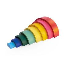 Arco-íris Educativo em Madeira Brinquedo com 8 Arcos
