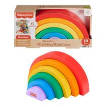Arco-íris empilhável de madeira fisher price - mattel hxt73 Arco-íris empilhável de madeira fisher price - mattel hxt73