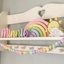 Arco-Íris Infantil em MDF Candy Colors - Decoração para Quartos e Festas