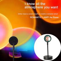 Arco-íris Luz Pôr Do Sol Lâmpada Projeção Fundo Decoração Da Parede Luzes Coloridas Arco-íris Luz Pôr Do Sol Lâmpada Projeção Fundo Decoração Da Parede Luzes Coloridas