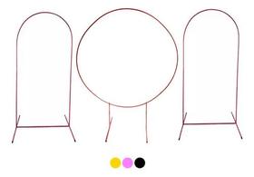 Arco Para Decoração De Festa Kit 03 Un P/ Tecido Bexiga