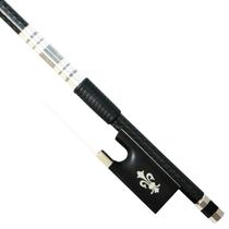 Arco profissional fibra de carbono para violino 4/4 ébano