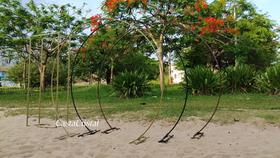 Arco Redondo Aberto Para decoração de jardins, Lojas e eventos