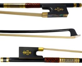Arco Violino 4 4 Konig Fibra Carbono Mongólia Crina Dourado