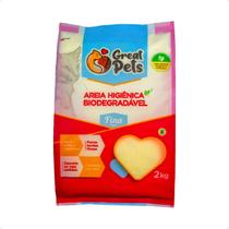 Areia Biodegradável Fina Great Pets para Gatos - 2 Kg