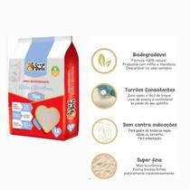 Areia Biodegradável Milho E Mandioca Fina Great Pets 3,8kg Areia Biodegradável Milho E Mandioca Fina Great Pets 3,8kg