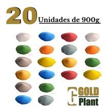 Areia colorida decoração de rua para Corpos Christi artesanato terrario 18 kg -20 und. Gold Plant