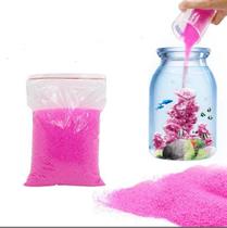 Areia Colorida Escolar Quartzo Infantil 200 Gramas=3 Pacotes