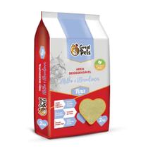 Areia de gato biodegradável great pets 2kg