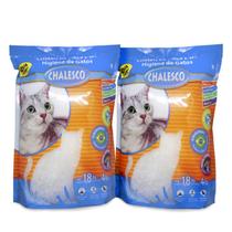 Areia de Gato Cristais de Sílica 1,8 Kg 2 Pacotes