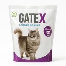 Areia de Gato Sílica Cristais GATEX Fácil Limpeza Antiodor Areia de Gato Sílica Cristais GATEX Fácil Limpeza Antiodor