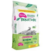 Areia De Mandioca Para Gatos Biodegradável Wisecat 10kg
