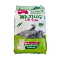 Areia De Mandioca Para Gatos Biodegradável Wisecat 4kg