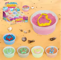 Areia de Modelar 60g com Molde Massinha Sensorial Infantil