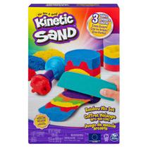 Areia De Modelar Kinetic Sand Set Mix Arco-Iris Sunny