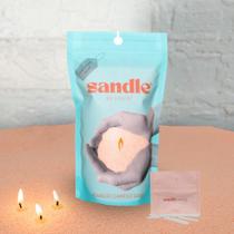 Areia de vela perolada Foton Sandle 283 ml de coral rosa sem perfume