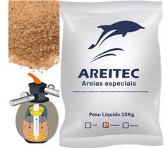 Areia especial para filtro piscina saco 25 kg - Areitec