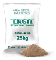 Areia Especial Para Filtros E Tratamento De Piscinas 25kg - ERGA