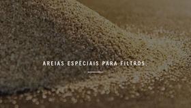 Areia Fina Especial para Filtro de Piscina e filtro industrial (25Kg.)