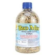 Areia Fina Vitamina Cálcio Passaro 700 g - Bio Mix