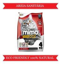 Areia Gato Higienica Granulado Sanitario Mimocat Tradicional 4 kg