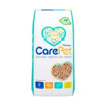 Areia Granulada de Madeira Premium CarePet para Gatos - 2,5kg Areia Granulada de Madeira Premium CarePet para Gatos - 2,5kg