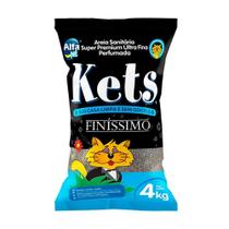 Areia Granulada Finíssimo Kets para Gatos - 4kg Areia Granulada Finíssimo Kets para Gatos - 4kg