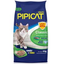 Areia Granulada Pipicat Classic Odor Block 4kg - para gato Areia Granulada Pipicat Classic Odor Block 4kg - para gato
