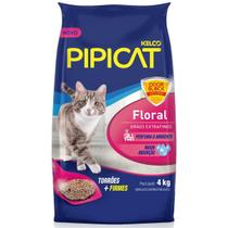 Areia Granulada Pipicat Floral Odor Block 4kg - para gato