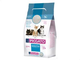 Areia Granulado Higiênico Progato Sensitive Gatos 1,8kg