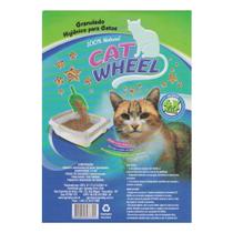 Areia Granulado Natural de Madeira Cat Wheel 2kg - Agrodog