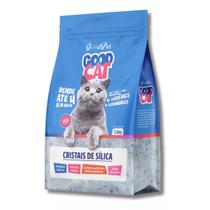 Areia Grossa de Sílica Gel Cristais para Caixa de Areia Sanitários GoodCat para Gatos 1,6kg Petlike