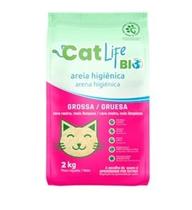 Areia hig cat life bio grossa 2kg Areia hig cat life bio grossa 2kg