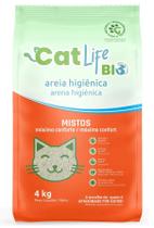 Areia hig cat life bio mista 4kg Areia hig cat life bio mista 4kg